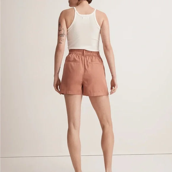 Madewell Drape-weave Tailored Shorts - Picture 5 of 9